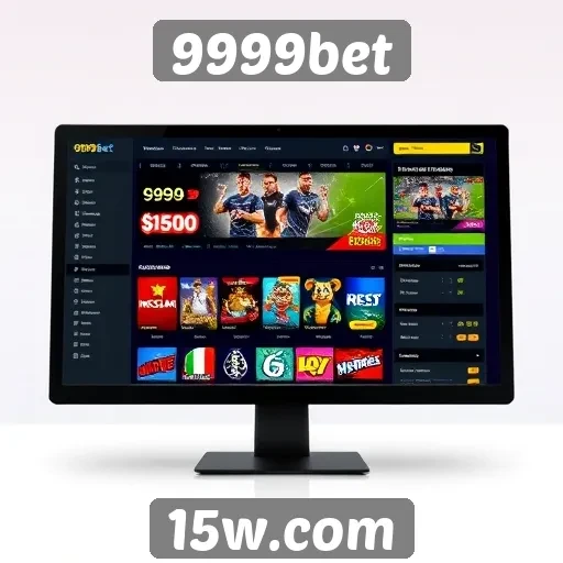 Interface e usabilidade do site 9999bet